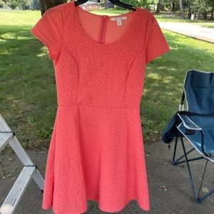 Peach Summer Spring Dress